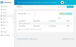 Page screenshot: WPSchoolPress →   Parents