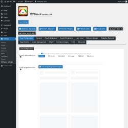 Page screenshot: Settings → WPSpeed Settings