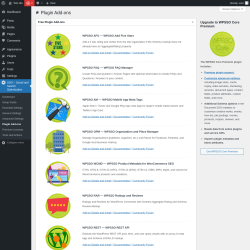 Page screenshot: SSO – Social and Search Optimization → Plugin Add-ons
