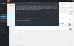 Page screenshot: Plugins ‹ Test site — WordPress