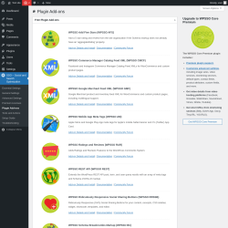 Page screenshot: SSO – Social and Search Optimization → Plugin Add-ons