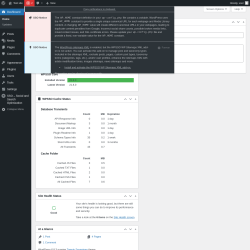 Page screenshot: Dashboard ‹ Test site — WordPress