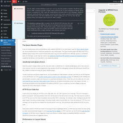 Page screenshot: SSO – Social and Search Optimization → Troubleshooting