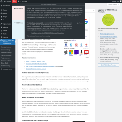 Page screenshot: SSO – Social and Search Optimization → Setup Guide