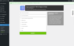 Page screenshot: WPSummarize → Contact Us