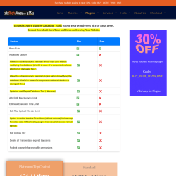Page screenshot: WP Tools → Go Pro