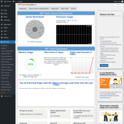 Page screenshot: WP Tools → Dashboard