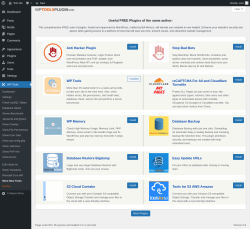Page screenshot: WP Tools → More New Tools