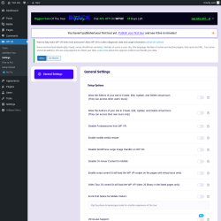 Page screenshot: WP VR &rarr; Settings