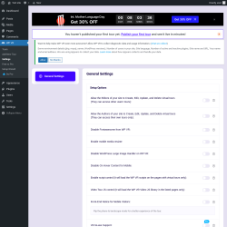 Page screenshot: WP VR &rarr; Settings