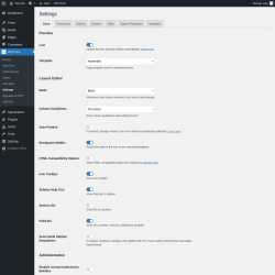 Page screenshot: WS Form → Settings
