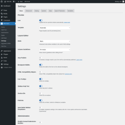 Page screenshot: WS Form &rarr; Settings