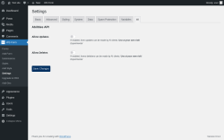 Page screenshot: WS Form &rarr; Settings &rarr; AI