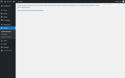 Page screenshot: Plugins ‹ Test site — WordPress