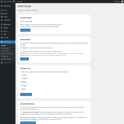 Page screenshot: WTB Firewall