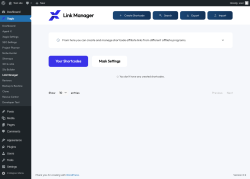 Page screenshot: Xagio → Link Manager