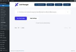 Page screenshot: Xagio → Link Manager