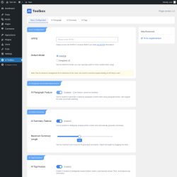 Page screenshot: AI Toolbox