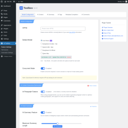Page screenshot: AI Toolbox