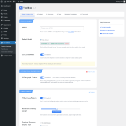 Page screenshot: AI Toolbox