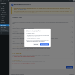 Page screenshot: AI Toolbox &rarr; Automation Settings