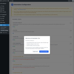 Page screenshot: AI Toolbox &rarr; Automation Settings