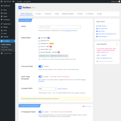 Page screenshot: AI Toolbox