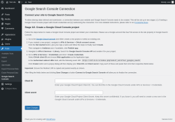 Page screenshot: Tools → Google Search Console