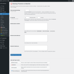 Page screenshot: Yatoon Booking &rarr; 🚫 Blacklist