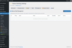 Page screenshot: Yatoon Booking &rarr; 
                👤 Staff            