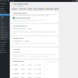 Page screenshot: Yatoon Booking &rarr; 
                🕐 Business Hours            