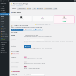 Page screenshot: Yatoon Booking