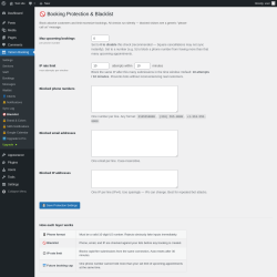 Page screenshot: Yatoon Booking &rarr; 🚫 Blacklist