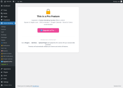 Page screenshot: Yatoon Booking &rarr; ⬆️ Upgrade to Pro