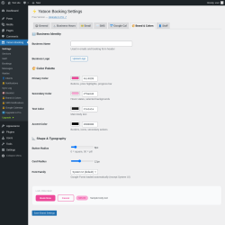 Page screenshot: Yatoon Booking &rarr; 
                🎨 Brand & Colors            