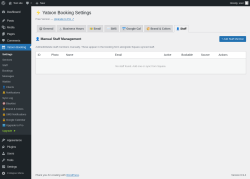 Page screenshot: Yatoon Booking &rarr; 
                👤 Staff            