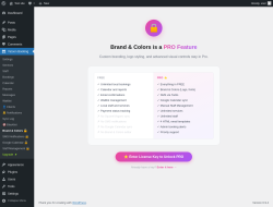 Page screenshot: Yatoon Booking &rarr; Brand & Colors 🔒