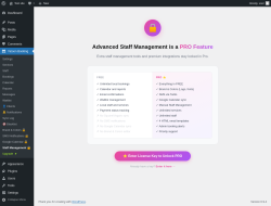 Page screenshot: Yatoon Booking &rarr; Staff Management 🔒