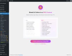 Page screenshot: Yatoon Booking &rarr; Brand & Colors 🔒