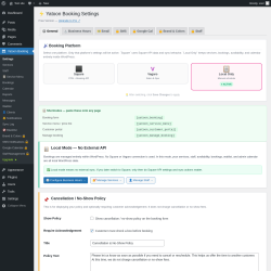 Page screenshot: Yatoon Booking