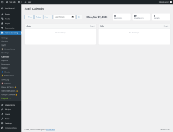 Page screenshot: Yatoon Booking &rarr; Calendar