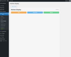 Page screenshot: Yatoon Restaurant Menu &rarr; Kitchen Display