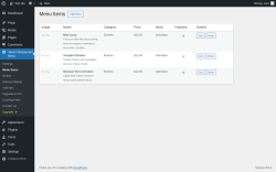 Page screenshot: Yatoon Restaurant Menu &rarr; Menu Items
