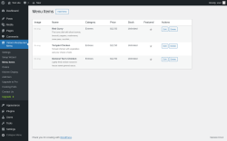 Page screenshot: Yatoon Restaurant Menu &rarr; Menu Items