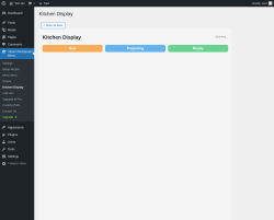 Page screenshot: Yatoon Restaurant Menu &rarr; Kitchen Display