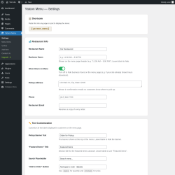 Page screenshot: Yatoon Menu