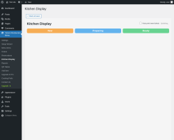 Page screenshot: Yatoon Restaurant Menu &rarr; Kitchen Display