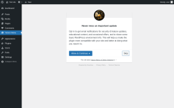 Page screenshot: Yatoon Menu &lsaquo; Test site &mdash; WordPress