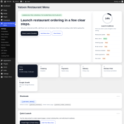 Page screenshot: Yatoon Restaurant Menu