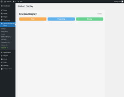 Page screenshot: Yatoon Restaurant Menu &rarr; Kitchen Display